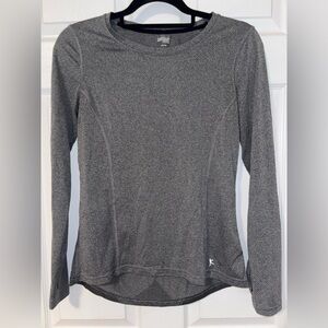 Danskin Charcoal Womens Long Sleeve Top